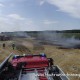 Ballenpresse- und Flächenbrand