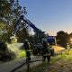 Brand Grünschnittsammelplatz